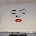 Marilyn Monroe face wall decal sticker