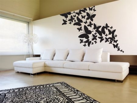 Butterfly cluster wall art decal sticker