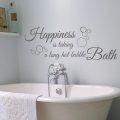 Bubble bath wall decal sticker