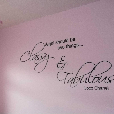 The best things Coco Chanel wall decal sticker