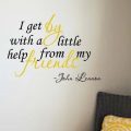 Help from my friends wall decal sticker