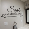 Soak your troubles away wall decal