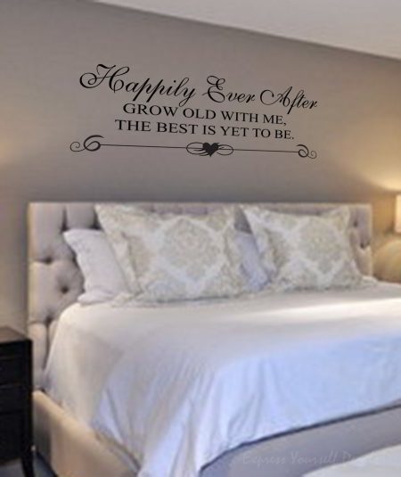 Grow old with me wall decal