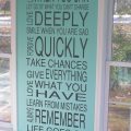 Life is short wall decal sticker