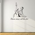 Dancers dream wall decal sticker