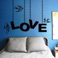Love chain wall decal sticker