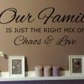 Chaos and Love wall decal sticker