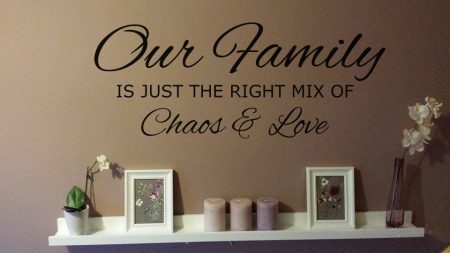 Chaos and Love wall decal sticker