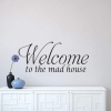 Mad house wall decal | wall art decal sticker