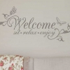 Welcome wall art decal sticker