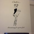 Ballet wall art decal