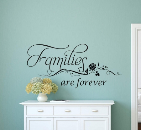 Families are forever wall art decal