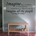 Imagine wall art decal