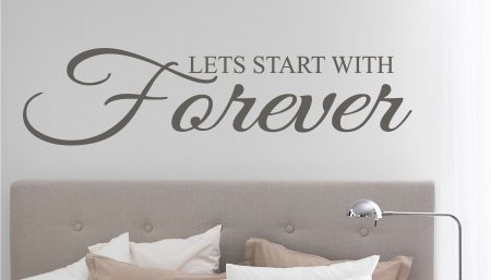 Forever wall art decal