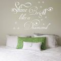 Shine bright wall art decal