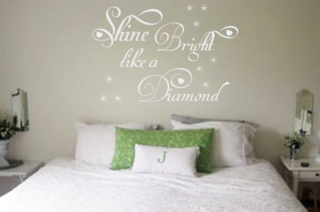 Shine bright wall art decal