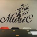 Music wall art decal