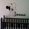 Mickey mouse baby wall art decal sticker