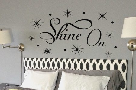 Shine on wall art decal sticker