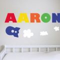 Spaceship personalised wall art decal sticker