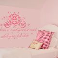 A dream is a wish your heart makes (pink) - wall art decal sticker