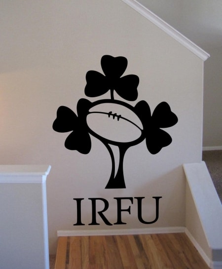 Rugby IRFU wall art decal sticker
