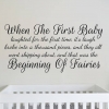 Peter Pan first baby laughed decal sticker