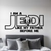Star Wars Jedi wall decal