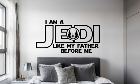 Star Wars Jedi wall decal