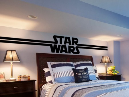 Star Wars Logo wall decal