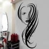 Hairstyle salon wall decal