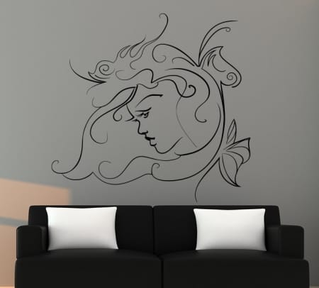 Hair salon decal sticker