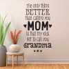 Grandma wall decal sticker