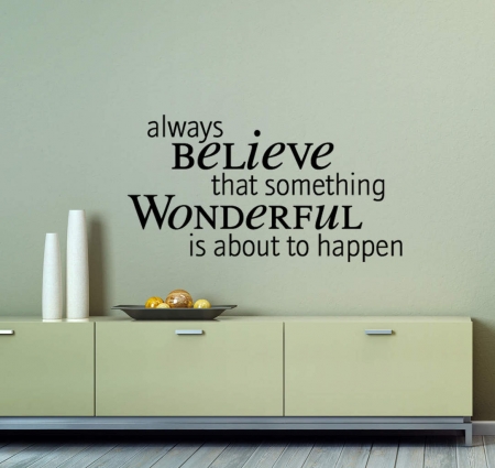 Something wonderful wall decal sticker
