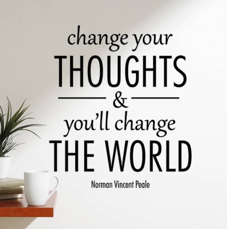 Change the world wall decal