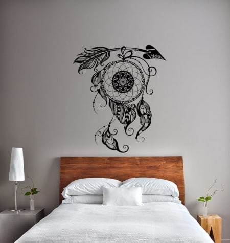 Dream catcher arrow wall decal