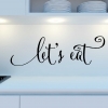 Let's eat wall decal sticker