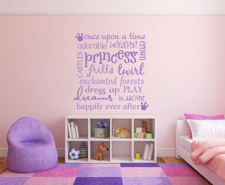 Princesses wall decal sticker