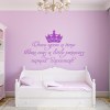 Once upon a time personalised wall decal sticker