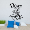 Alice in wonderland rabbit hole wall decal sticker
