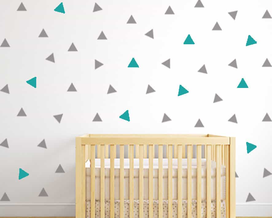 Simple Decal Patterns Made In USA Wall Decals Pattern Wall Decals | Urbanwalls Geometric Wall ...