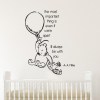 Winnie the Pooh and Piglet Balloon Wall Decal Sticker