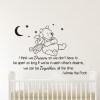 Winnie the Pooh and Piglet Dream Wall Decal Sticker