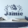 Football Name Wall Sticker