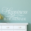 Happiness Homemade Wall Decal, Happiness Homemade Wall sticker, Kitchen Wall Decal, home wall quote