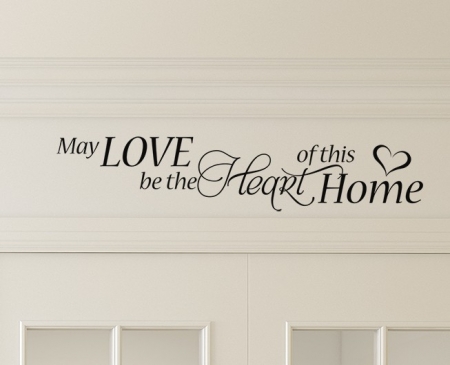 May Love be the Heart Wall Decal