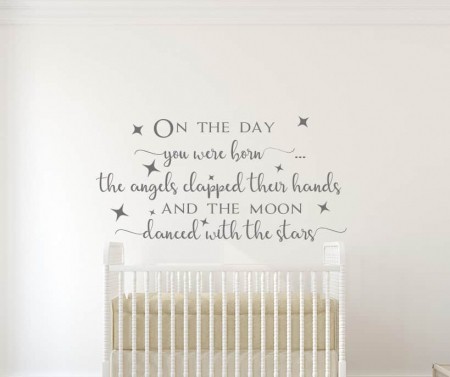 On the Day You Were Born Wall Decal