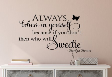 Believe Sweetie Wall Decal Sticker