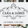 Wedding Sign Decal Personalised, Wedding wall art decal | wall art decal sticker | Wedding wall art | Wedding wall decals | Wedding decals