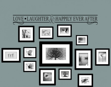 Love Laughter Wall Decal Sticker